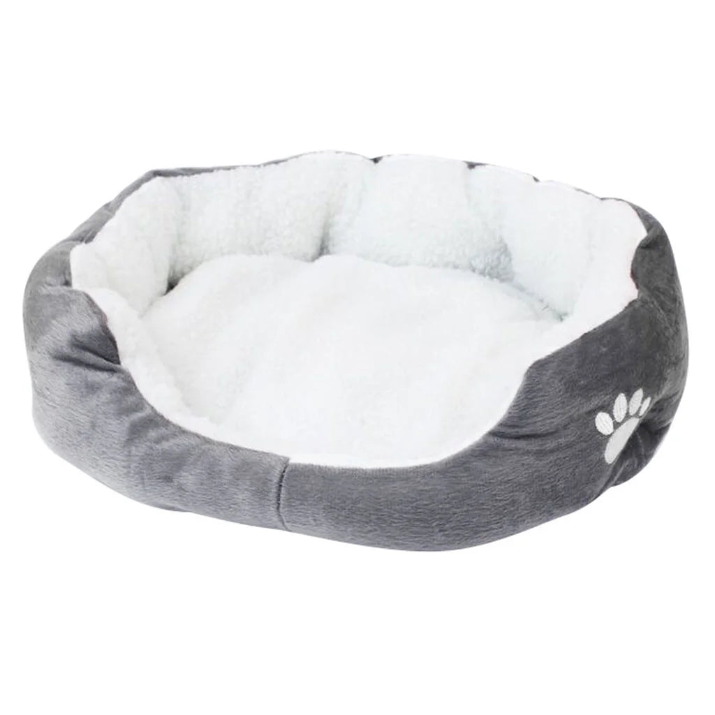 Dog Beds for Medium Sized Dogs Cats, Colorful Two-In-One Litter Bed Plush Pet Mattress, 24X22 Inch