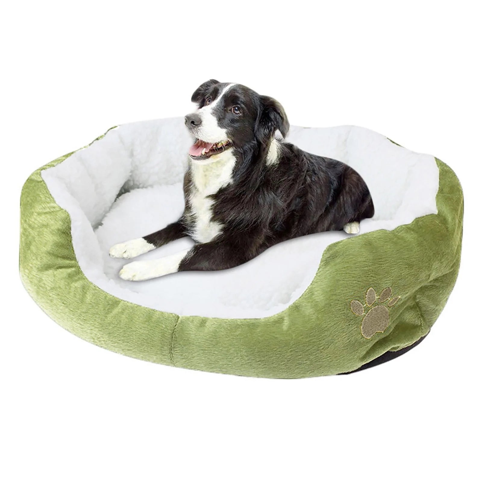 Dog Beds for Medium Sized Dogs Cats, Colorful Two-In-One Litter Bed Plush Pet Mattress, 24X22 Inch