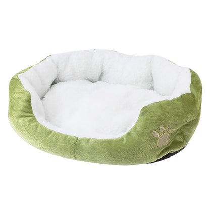 Dog Beds for Medium Sized Dogs Cats, Colorful Two-In-One Litter Bed Plush Pet Mattress, 24X22 Inch